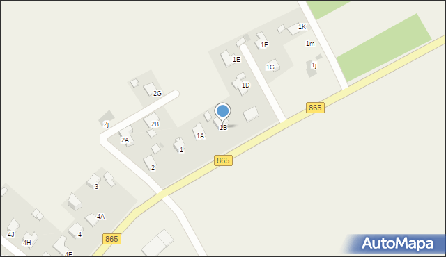 Koniaczów, Koniaczów, 1B, mapa Koniaczów