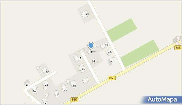 Koniaczów, Koniaczów, 1F, mapa Koniaczów