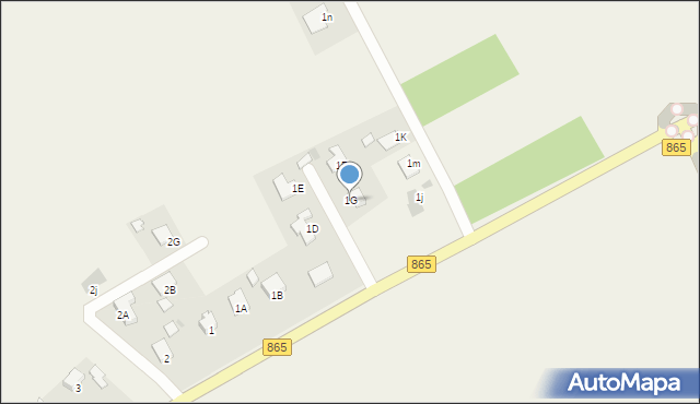 Koniaczów, Koniaczów, 1G, mapa Koniaczów