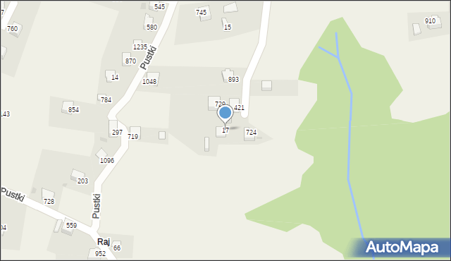 Koniaków, Koniaków, 17, mapa Koniaków