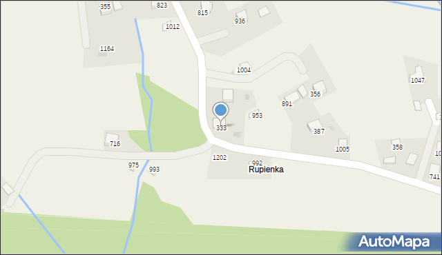 Koniaków, Koniaków, 333, mapa Koniaków