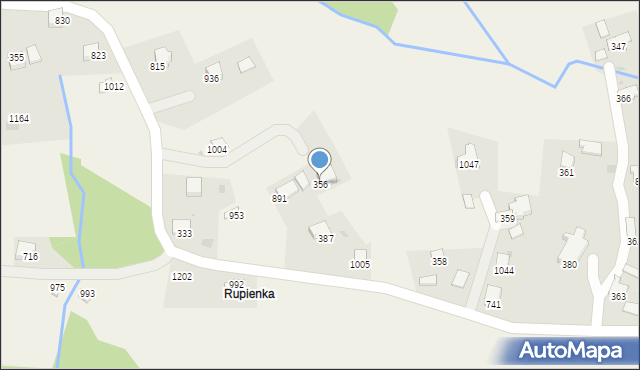 Koniaków, Koniaków, 356, mapa Koniaków