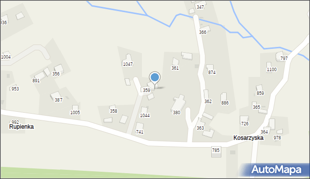 Koniaków, Koniaków, 360, mapa Koniaków