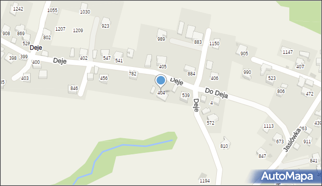 Koniaków, Koniaków, 404, mapa Koniaków