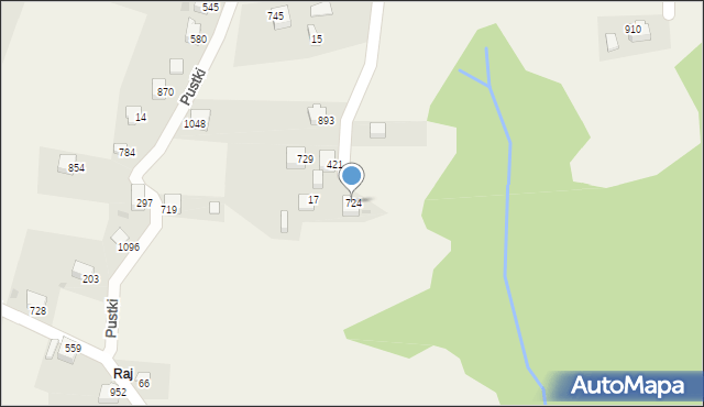 Koniaków, Koniaków, 724, mapa Koniaków