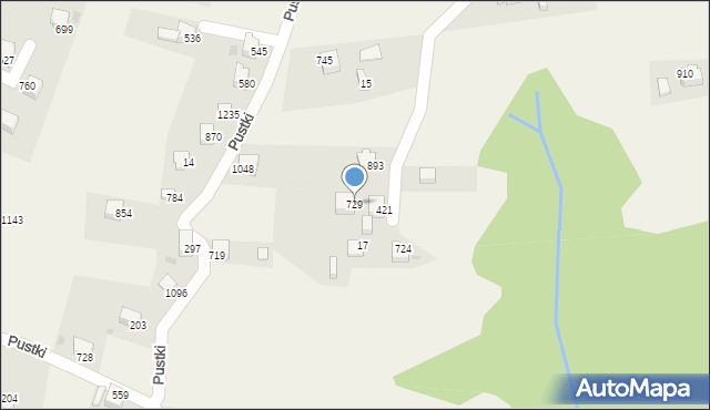 Koniaków, Koniaków, 729, mapa Koniaków