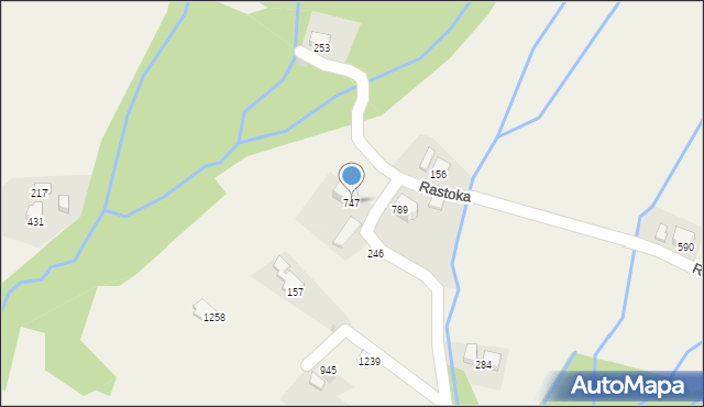 Koniaków, Koniaków, 747, mapa Koniaków