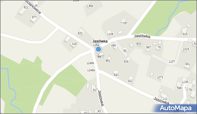 Koniaków, Koniaków, 788, mapa Koniaków