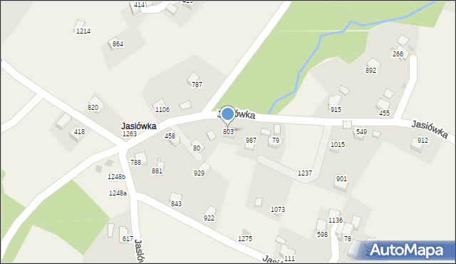 Koniaków, Koniaków, 803, mapa Koniaków