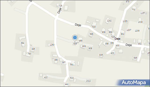 Koniaków, Koniaków, 926, mapa Koniaków