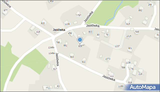 Koniaków, Koniaków, 929, mapa Koniaków