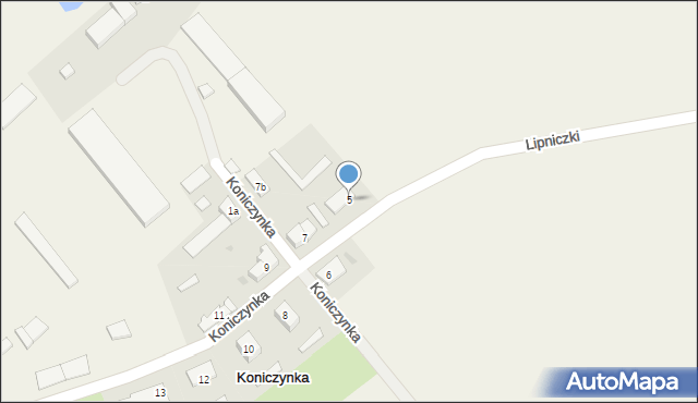 Koniczynka, Koniczynka, 5, mapa Koniczynka