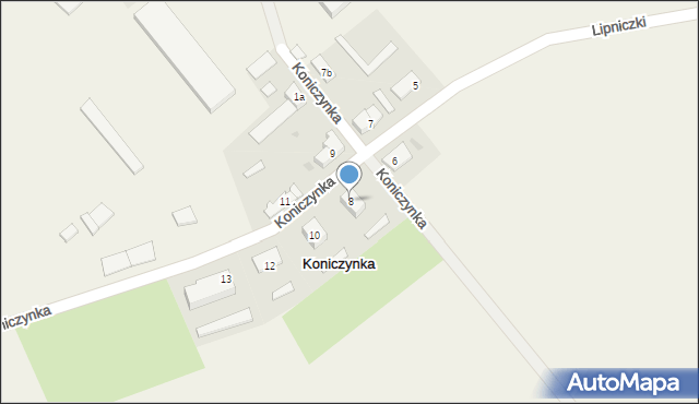 Koniczynka, Koniczynka, 8, mapa Koniczynka