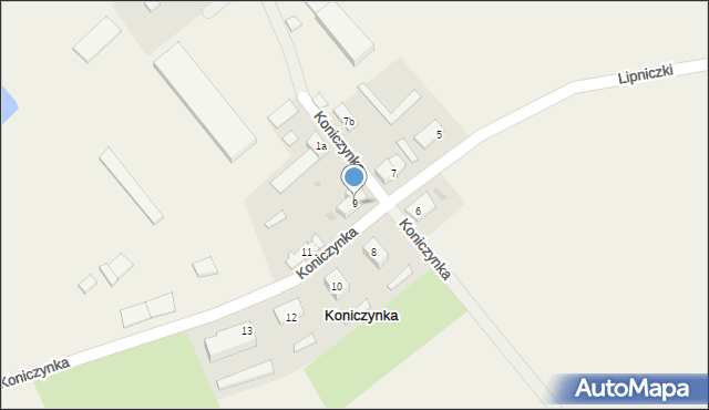 Koniczynka, Koniczynka, 9, mapa Koniczynka