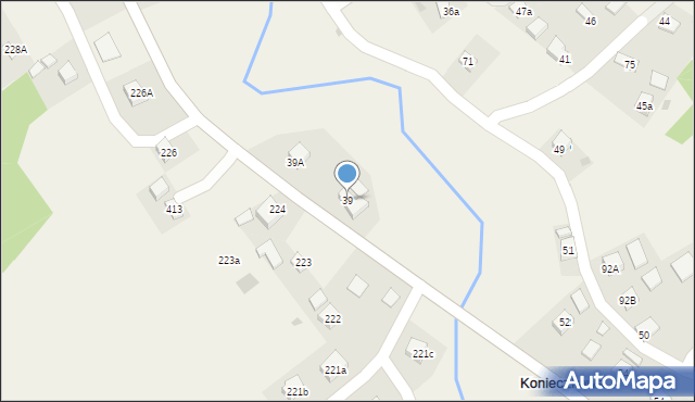 Konieczkowa, Konieczkowa, 39, mapa Konieczkowa