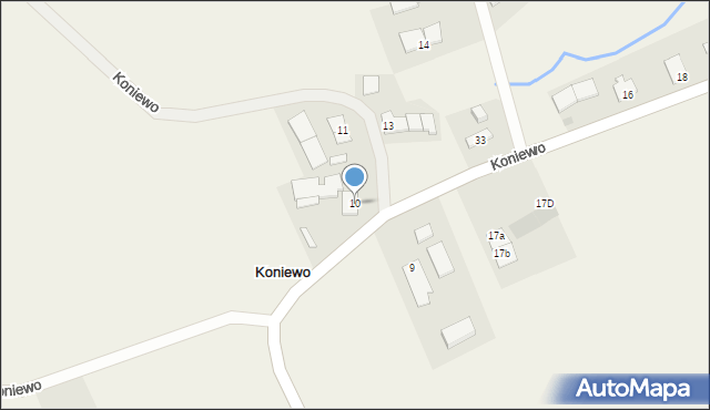 Koniewo, Koniewo, 10, mapa Koniewo
