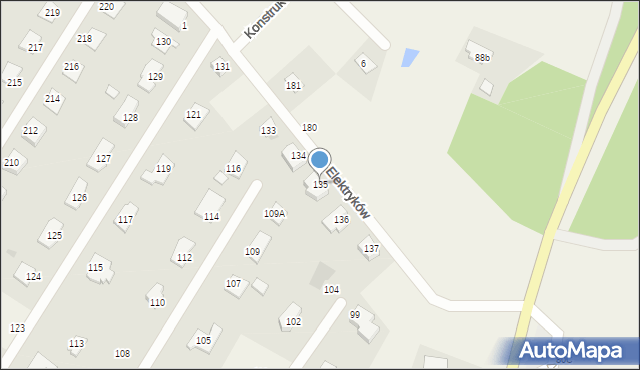 Konikowo, Konikowo, 135, mapa Konikowo