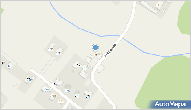 Konikowo, Konikowo, 16, mapa Konikowo