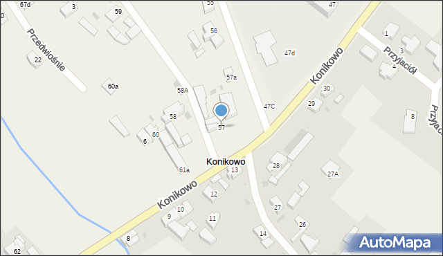 Konikowo, Konikowo, 57, mapa Konikowo