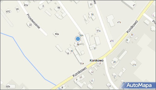 Konikowo, Konikowo, 58, mapa Konikowo