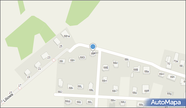 Konikowo, Konikowo, 68F, mapa Konikowo