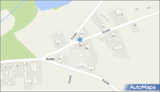 Konin, Konin, 26, mapa Konina