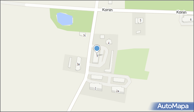Konin, Konin, 3, mapa Konina