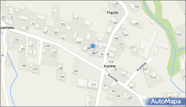 Konina, Konina, 199, mapa Konina