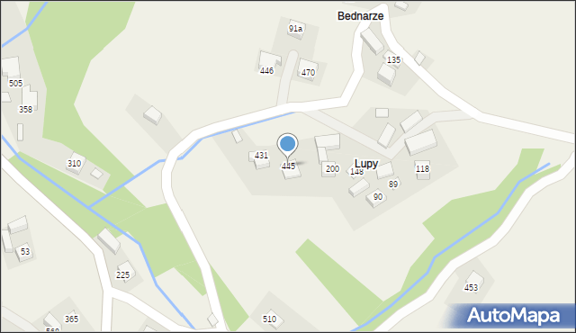 Konina, Konina, 445, mapa Konina