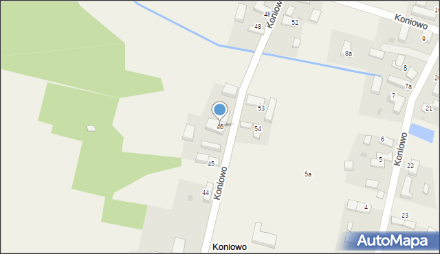 Koniowo, Koniowo, 46, mapa Koniowo