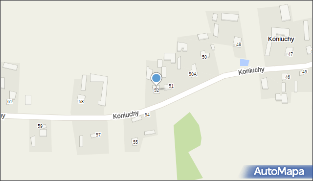 Koniuchy, Koniuchy, 52, mapa Koniuchy