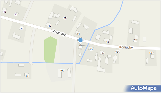 Koniuchy, Koniuchy, 77, mapa Koniuchy