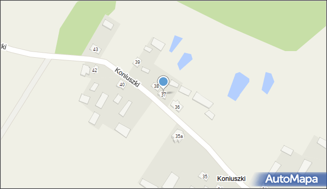 Koniuszki, Koniuszki, 37, mapa Koniuszki