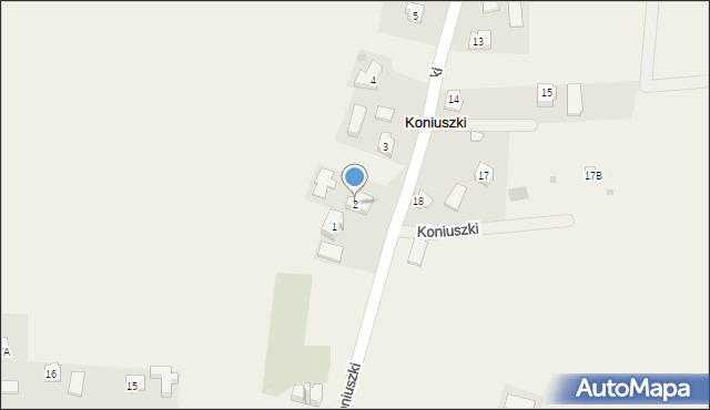 Koniuszki, Koniuszki, 2, mapa Koniuszki