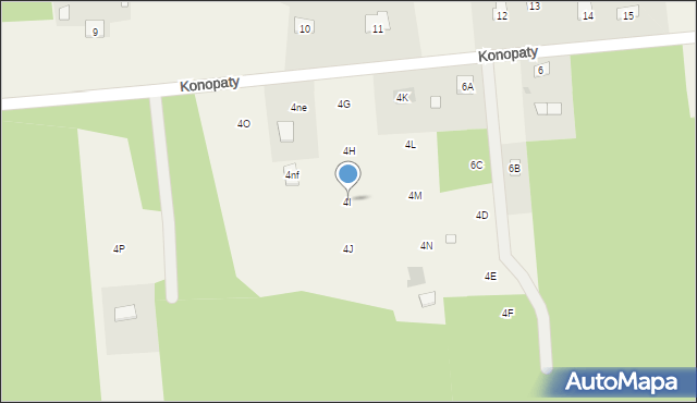 Konopaty, Konopaty, 4I, mapa Konopaty