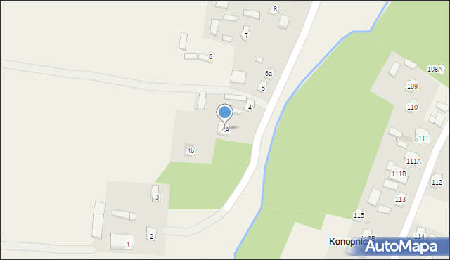 Konopnica, Konopnica, 4A, mapa Konopnica