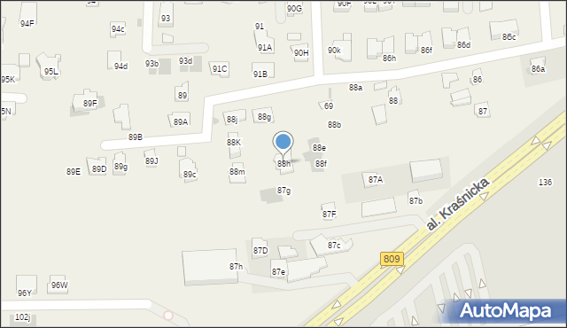 Konopnica, Konopnica, 88h, mapa Konopnica