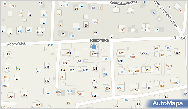 Konopnica, Konopnica, 92C, mapa Konopnica