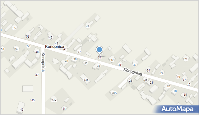 Konopnica, Konopnica, 34, mapa Konopnica