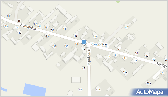 Konopnica, Konopnica, 48, mapa Konopnica