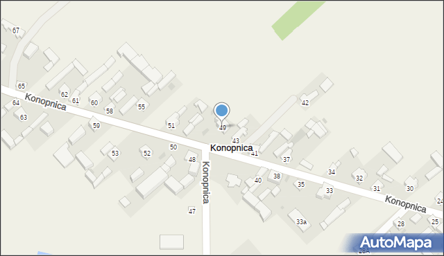 Konopnica, Konopnica, 49, mapa Konopnica