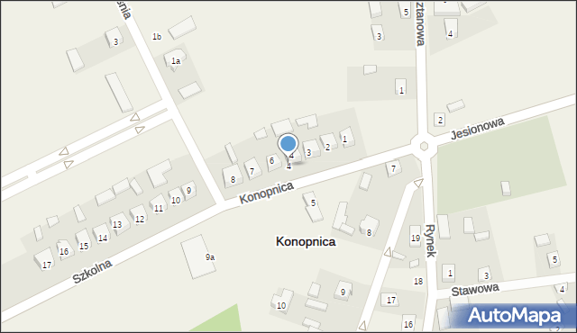 Konopnica, Konopnica, 4, mapa Konopnica