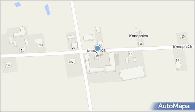 Konopnica, Konopnica, 19, mapa Konopnica