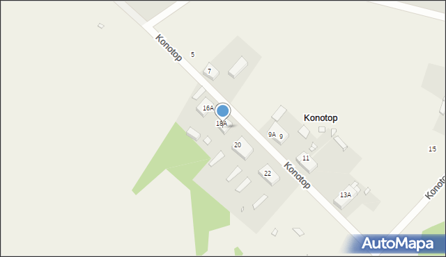 Konotop, Konotop, 18B, mapa Konotop