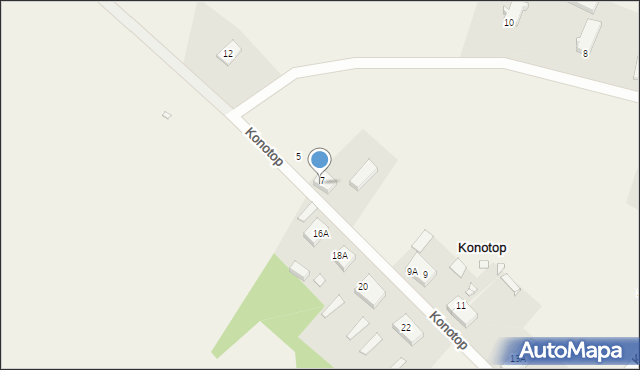 Konotop, Konotop, 7B, mapa Konotop
