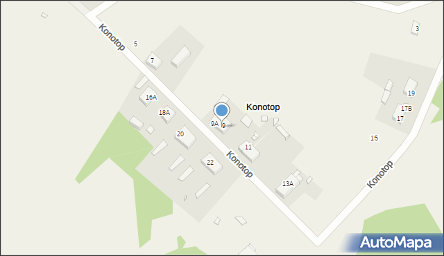 Konotop, Konotop, 9C, mapa Konotop