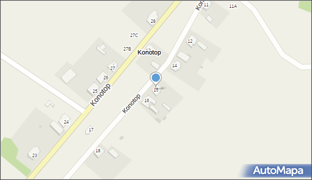 Konotop, Konotop, 15, mapa Konotop