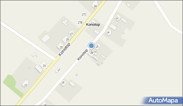 Konotop, Konotop, 16, mapa Konotop