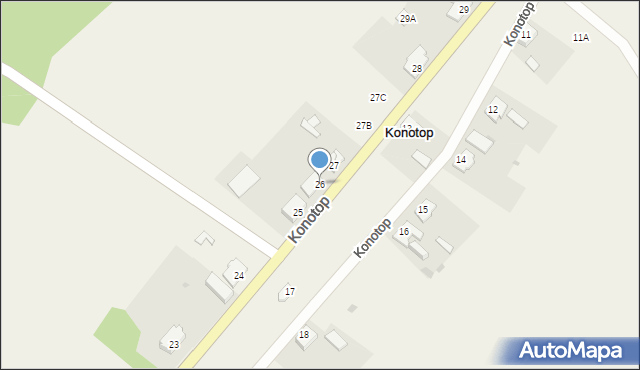 Konotop, Konotop, 26, mapa Konotop