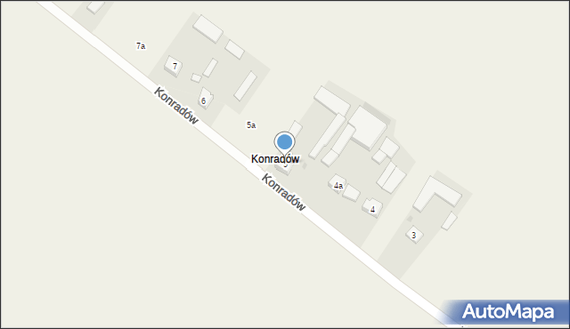 Konradów, Konradów, 5, mapa Konradów